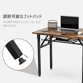 折りたたみデスク ◆大理石柄◆組立不要 80*60*72CM パソコンデスク Amazon | FryLR 折りたたみデスク 大理石柄 組み立て不要 80*60